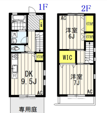 杉並区井草５丁目のタウンの間取り
