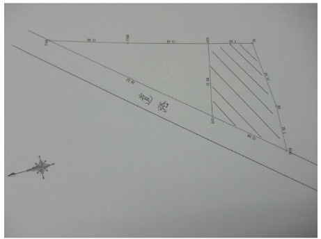 売土地　静岡市駿河区丸子新田の土地図