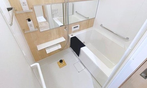 上尾ハウス２号棟の浴室|きれいなお風呂です