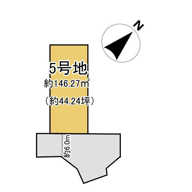 長岡京市金ヶ原上ノ谷1期5号地