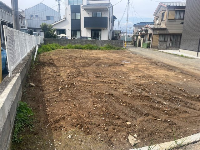 小田原市上新田　建築条件なし売地の外観|現地現況