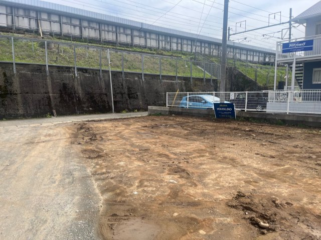 小田原市上新田　建築条件なし売地の外観|現地現況