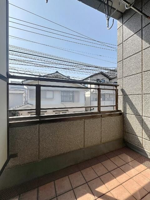 ハイツ平井のバルコニー