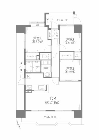 【間取り】の画像