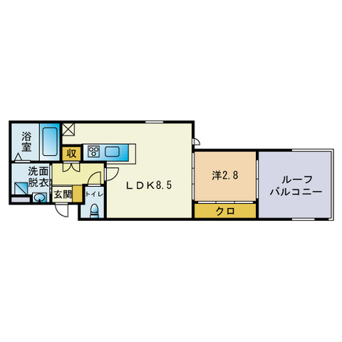 アークトゥルス西南の杜eclatの間取り