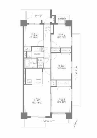 【間取り】の画像