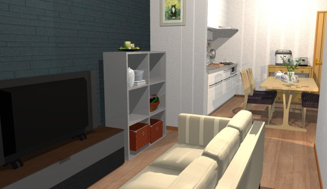 【ReDream】向島ニュータウン第3街区C棟の居間・リビング