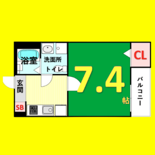 ガーデンプレイス　名古屋市賃貸　仲介手数料無料の間取り
