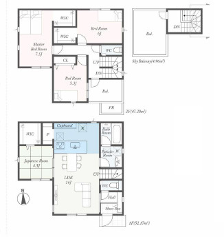 厚木市妻田南第2　新築戸建　全5棟5号棟