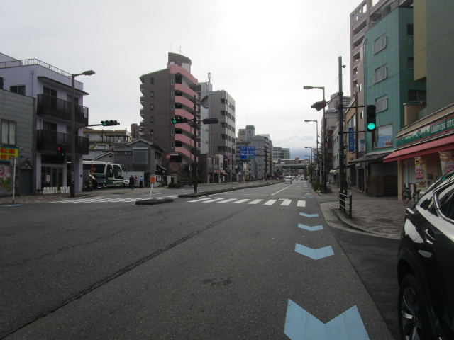 大阪市北区菅栄町のビルの周辺