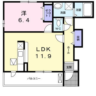 【間取り】 | メゾン　ド　ソレイユ | 間取図