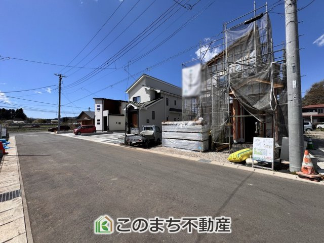 いろどりアイタウン日光市森友23-P1　3号棟の前面道路含む現地写真|前面道路含む現地写真