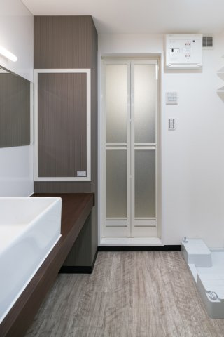 フォセット上北沢の洗面所|広い洗面スペース