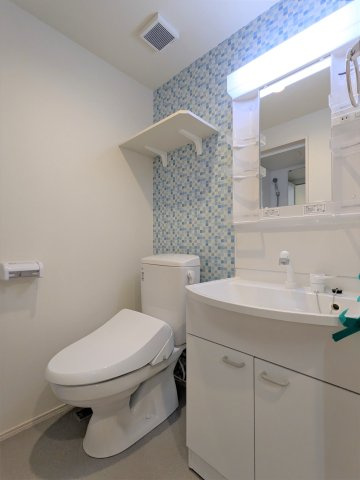 テラス祖師ヶ谷大蔵のトイレ|ゆったりとした空間のトイレです