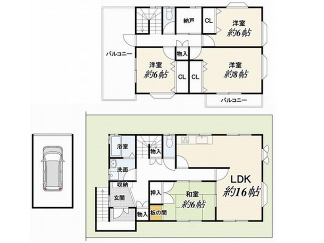 【間取り】 | 山科区大塚壇ノ浦　中古戸建