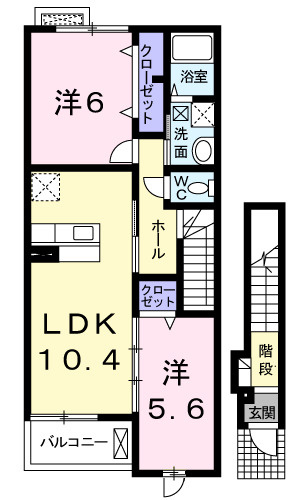 サングレイス・Ⅱの間取り
