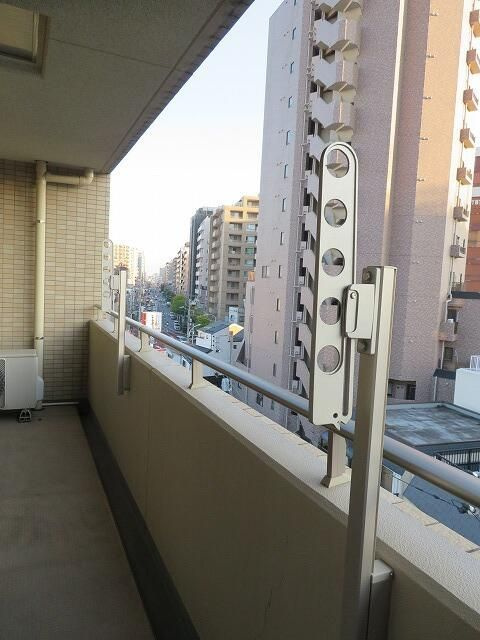 サンパレス駒込壱番館のバルコニー