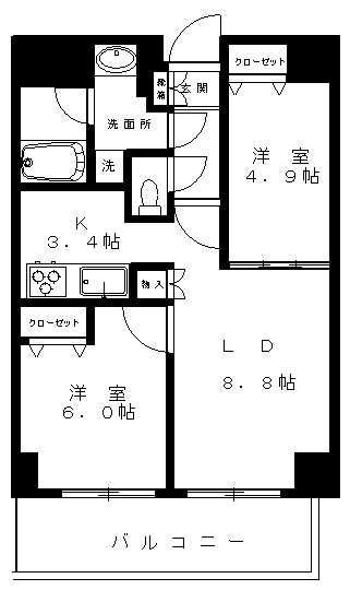 サンパレス駒込壱番館の間取り