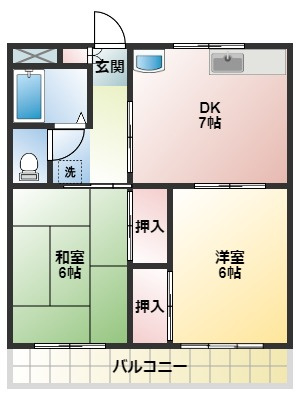 メゾン高千穂の間取り