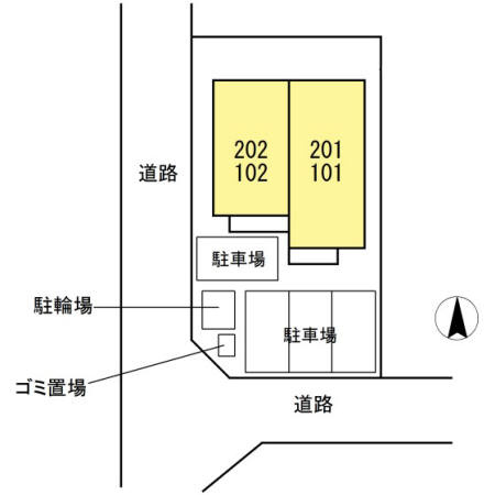 グリュックの区画図
