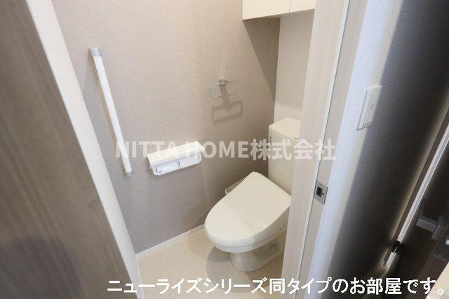ベル・エクラⅡのトイレ|【完成イメージ図】トイレはウォシュレットが付いています◎