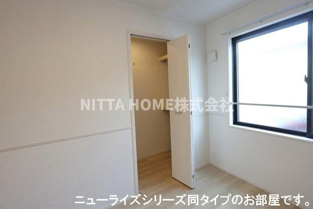 ベル・エクラⅡの収納|【完成イメージ図】洋室にはウォークインクローゼットを完備◎