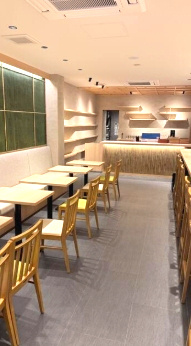 三条西洞院店舗の内装