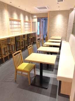 三条西洞院店舗の内装