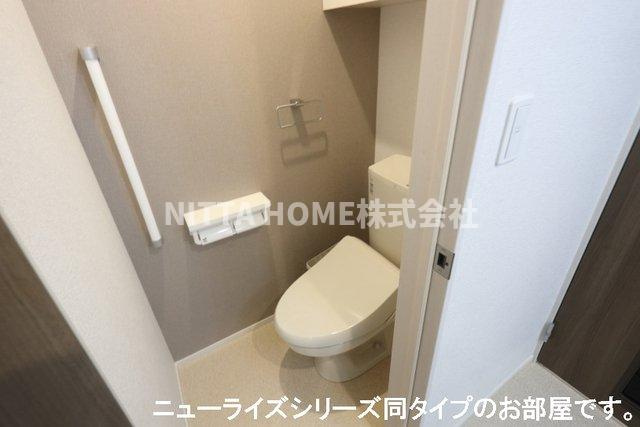 ベル・エクラⅡのトイレ|【完成イメージ図】トイレはウォシュレットが付いています◎