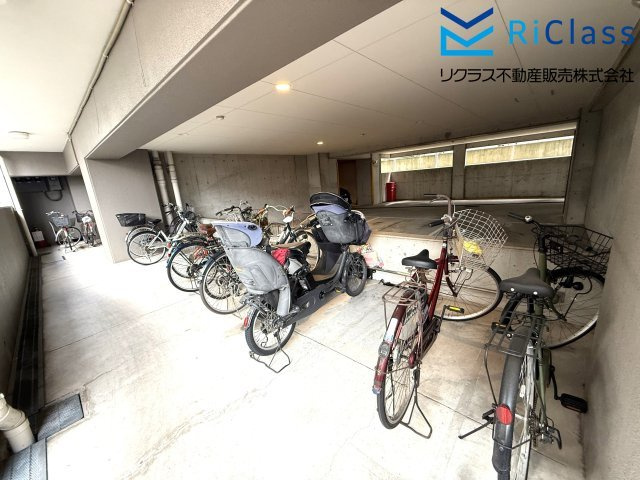 ワコーレハーバーコート神戸の駐輪場|駐輪場です