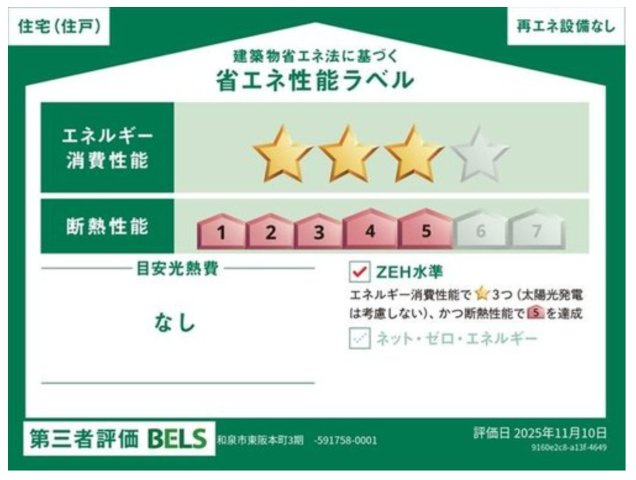 【省エネ性能ラベル】の画像