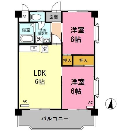 ヴィンテージ本多 Ⅲの間取り