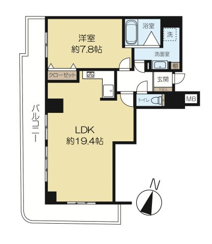 御影ロジュマンの間取り