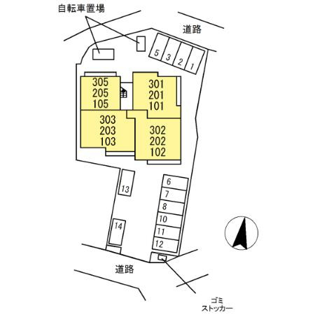 リヴェール的場の区画図
