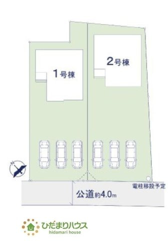 【区画図】 | 水戸市堀町25期　新築戸建　2号棟 | 小中学校近く、お子様の通学も安心。
