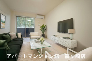【居間・リビング】 | Reizen Ⅱ | CGで家具等を配置したものです。実際に家具等は含まれません。