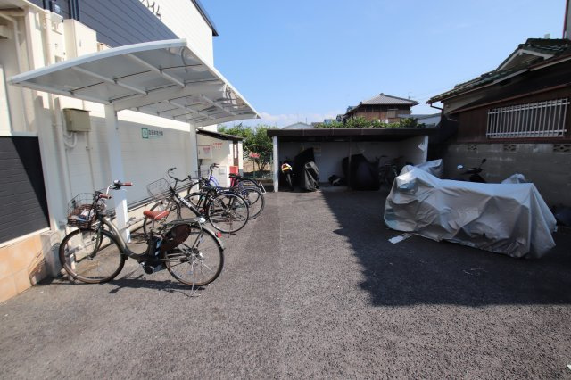 【その他共用部分】 | アメニティハイム | 駐輪場＆バイク置場