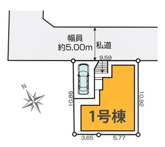 【区画図】 | 西東京市中町19期　全1棟　1号棟 | 西東京市中町19期　全1棟　1号棟