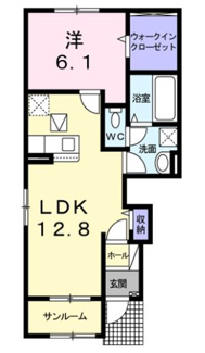 【間取り】 | フォンターナⅠ