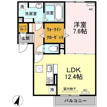 ファーム ヴィレッジ 三番館の間取り