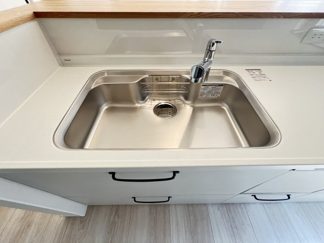 桜井市粟殿 ３区画　３号地 のキッチン|ステンレスシンク