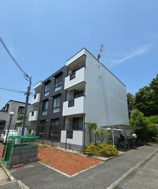 岡田山ハイツ　A棟の外観パース