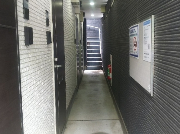 パークレジナス中野の外観パース|廊下