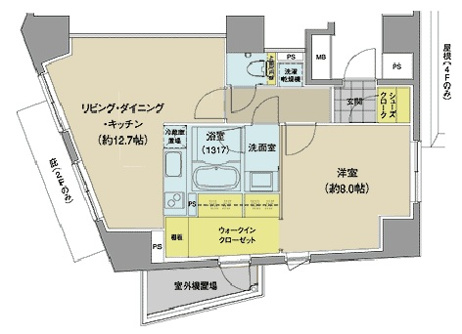 【間取り】 | パークハビオ元麻布