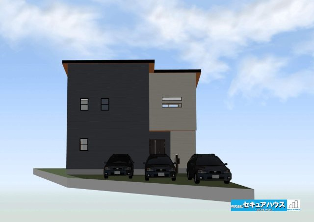【同施工物件ご案内可能】日進市藤島町五反田　全2棟の外観パース|【2号棟外観パース】
■株式会社　セキュアハウス■
住宅ローンに強く、知識、経験豊富なスタッフ在籍
お客様に寄り添い、ご成約後もサポート致します。　　　　　　　　　　　　　　　　　　　　　　　　　　　