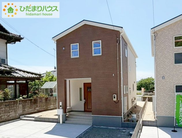 いわき市仁井田寺前1期　新築戸建　1号棟の外観|平日・お仕事終わりに少しだけみたい！そんな方も大歓迎です♪お気軽にお問合せください