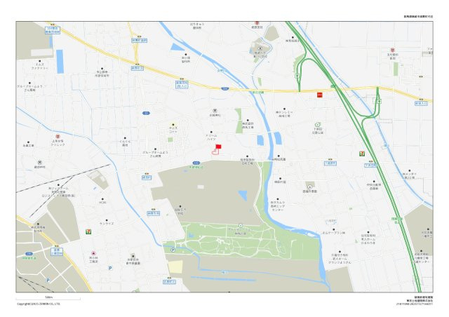 コンフォートヒルズ高崎市綿貫町1期　4号地の地図