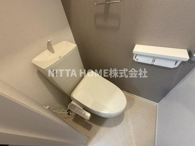 ベル・エクラⅡのトイレ|【完成イメージ図】トイレはウォシュレットが付いています◎