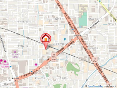 【地図】 | グランシャリオ小坂