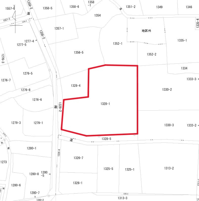 コンフォートヒルズ高崎市綿貫町1期　3号地の土地図
